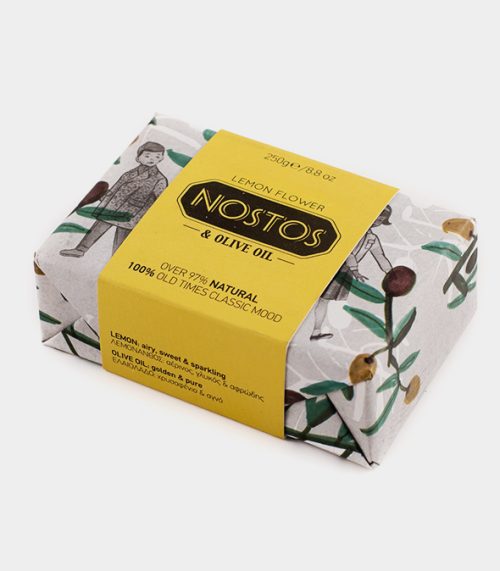 Nivo Soap Nostos Lemon Flower & Olive Oil 250g